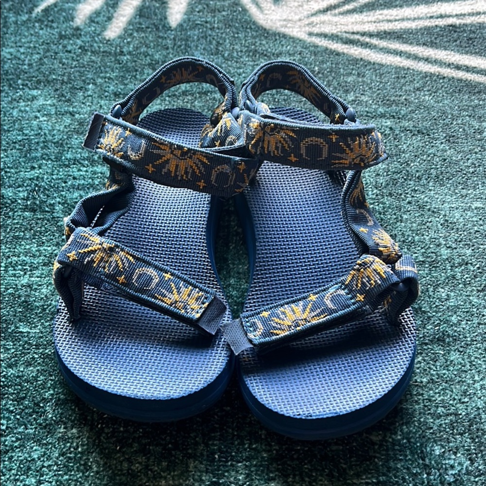 Blue and Yellow Tevas